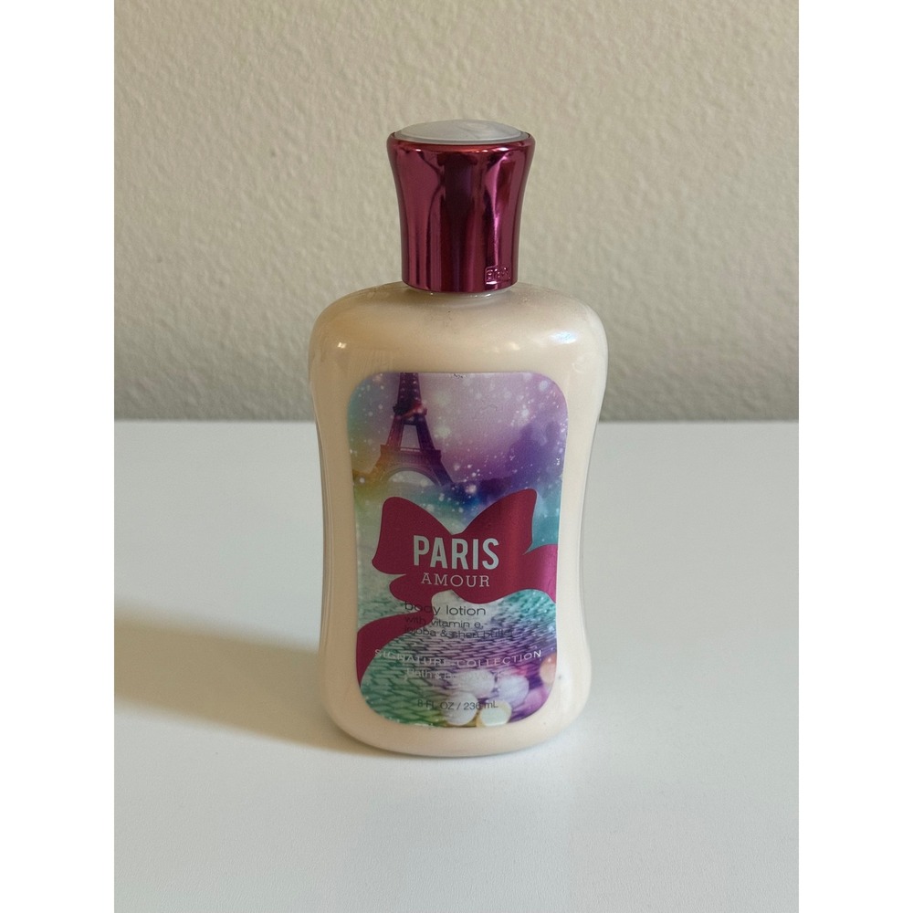 Bath & Body Works Paris Amour Signature Collection Body Lotion 8oz Shea Jojoba E